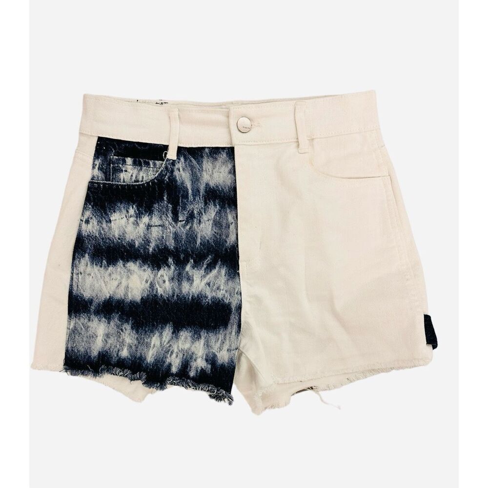 TRACTR WHITE JEAN SHORTS